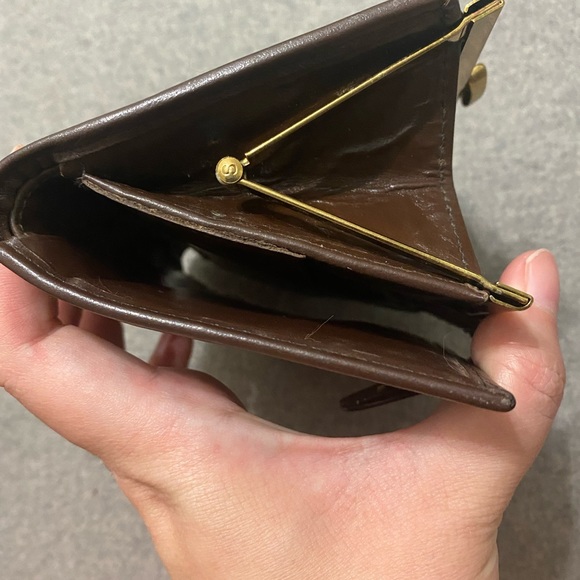 SOLD - Christian Dior Trotter Pattern Bifold Wallet Coin Purse Brown - Picture 5 of 6